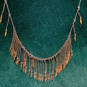 Anthropologie Fringe Necklace